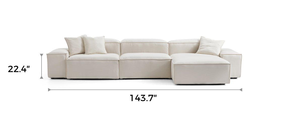 Freedom Modular Double-Sided Sectional Sofa