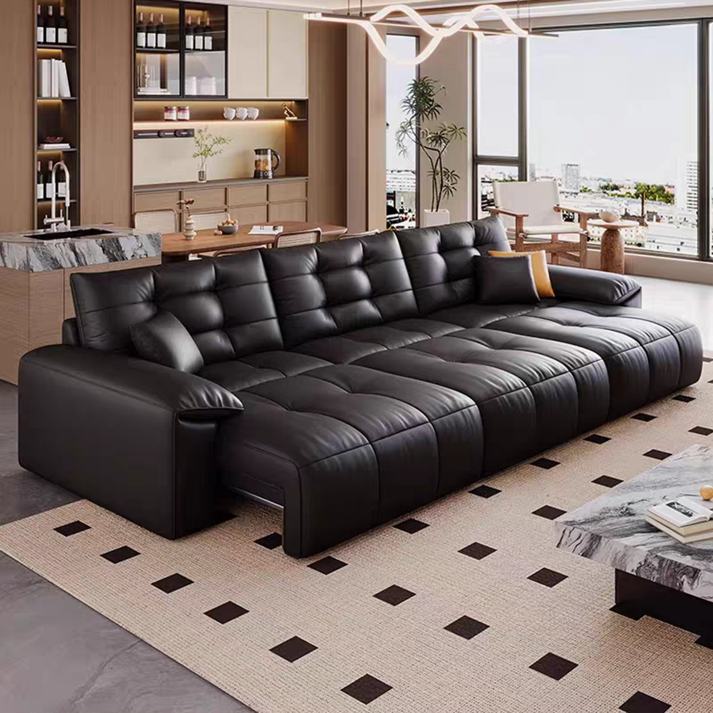 Betances Leather Power Reclining Sofa