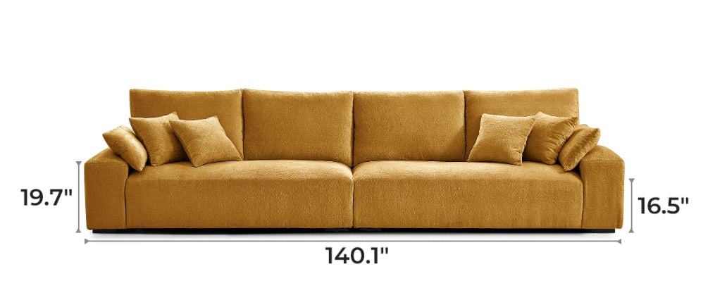 The Empress Yellow Sofa