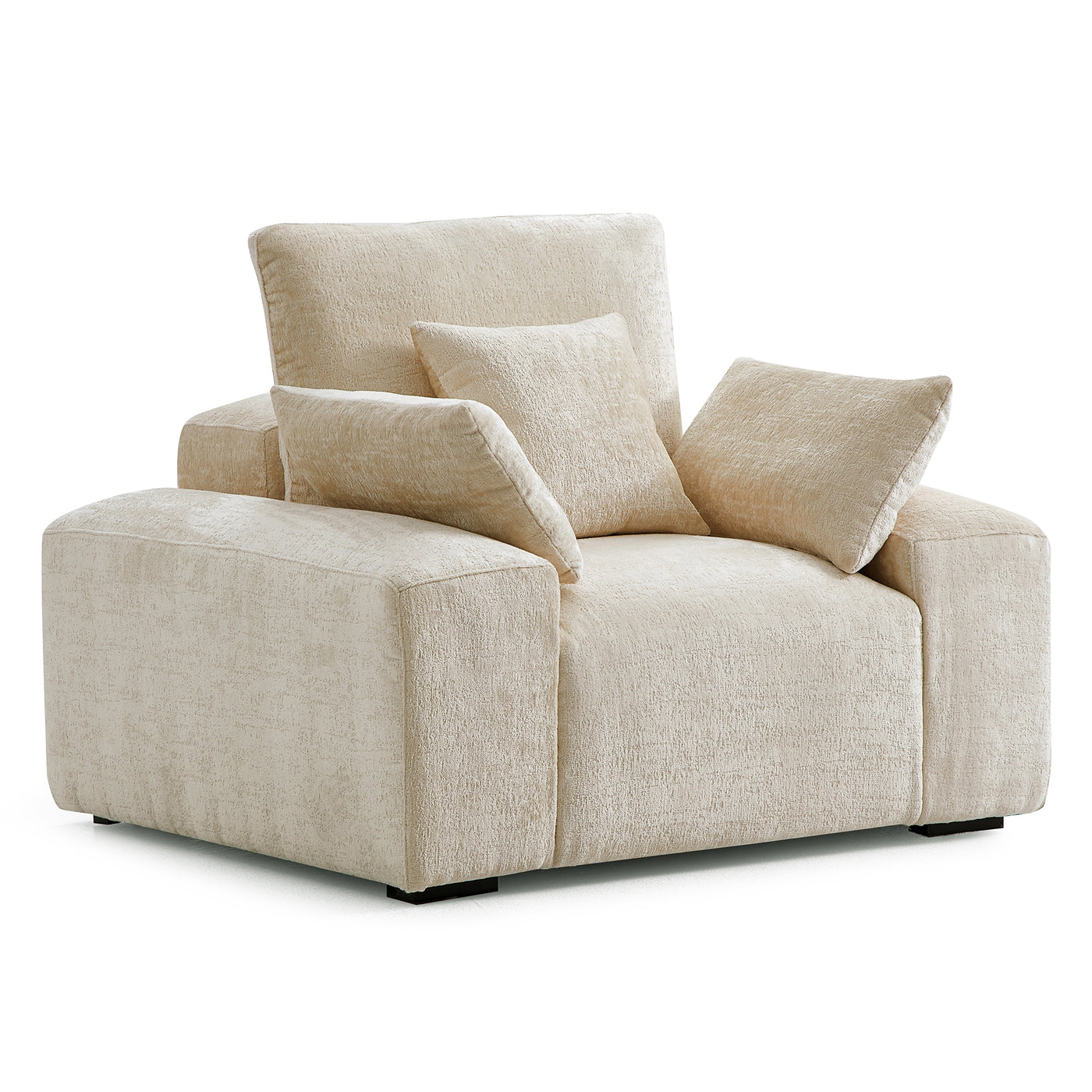 The Empress Beige Armchair-hidden