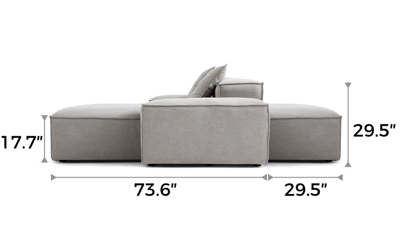 Freedom Modular Double-Sided Sectional Sofa