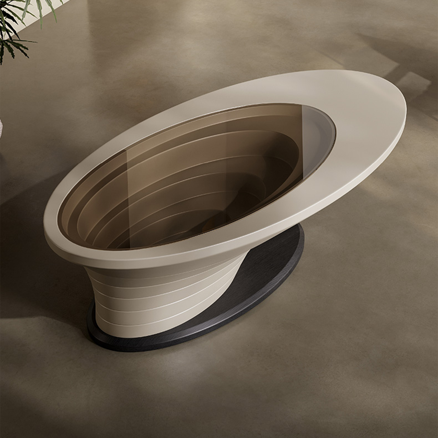 Multi Ring Glass Coffee Table