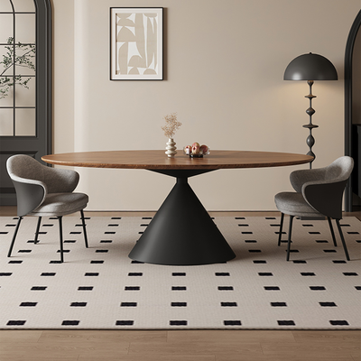 Apex Walnut Ellipse Dining Table