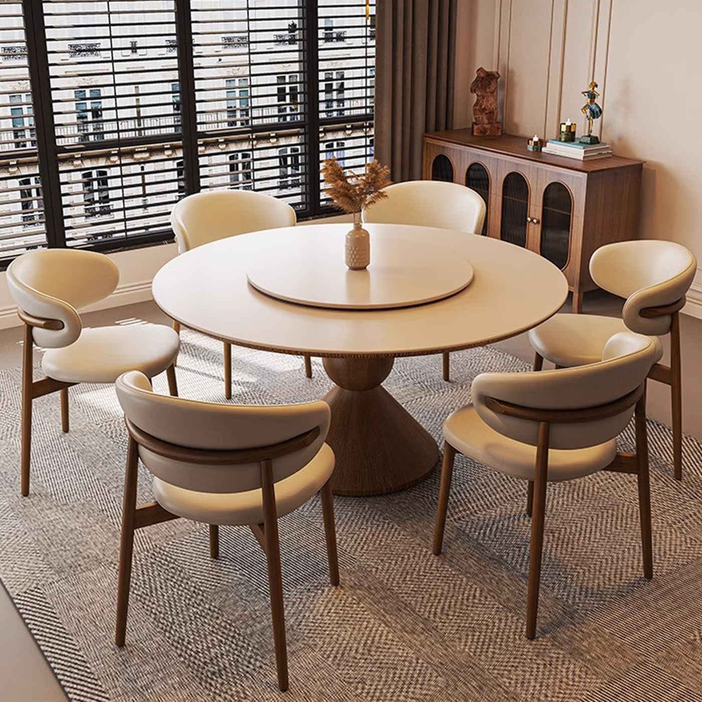 Solace Rotating Round Dining Table