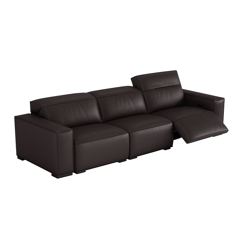 Gallant Top Grain Leather Power Recliner Sofa