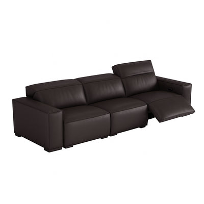 Gallant Top Grain Leather Power Recliner Sofa