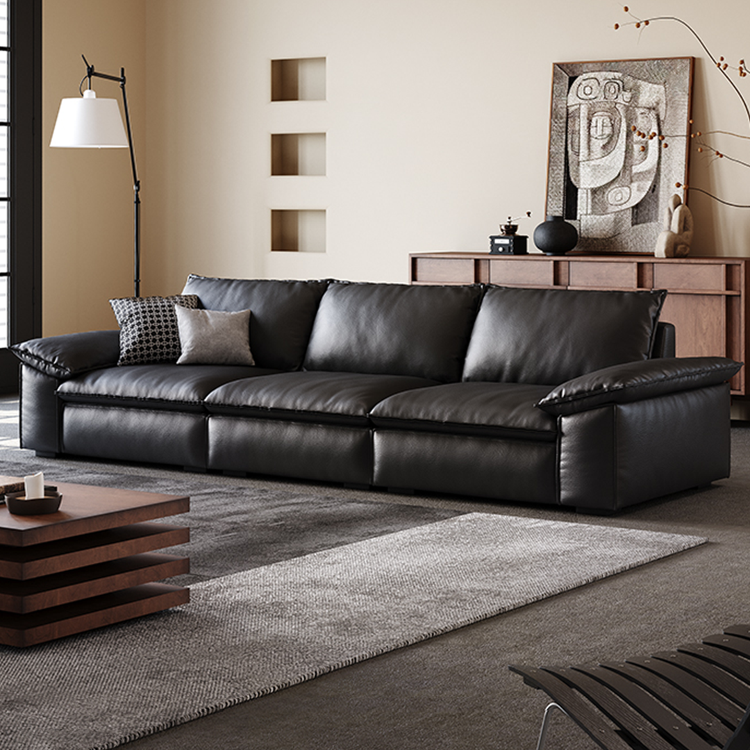 Brownie Modern Luxe Leather Sofa