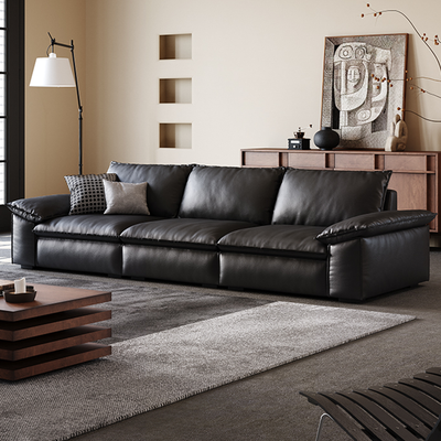 Brownie Modern Luxe Leather Sofa