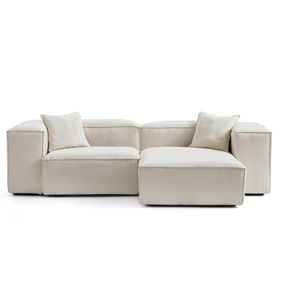 Freedom Modular Sectional Sofa-Beige-106.3"-High