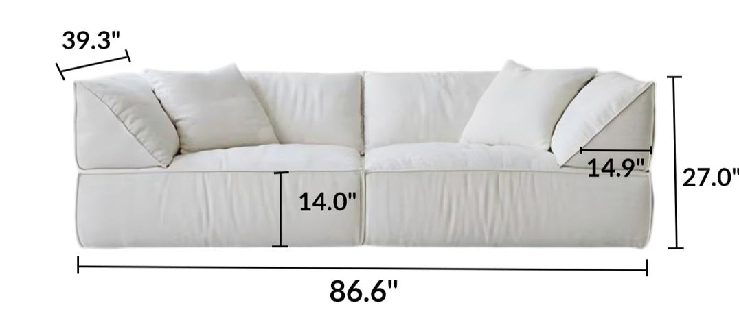 Brioche Soft Linen Sofa