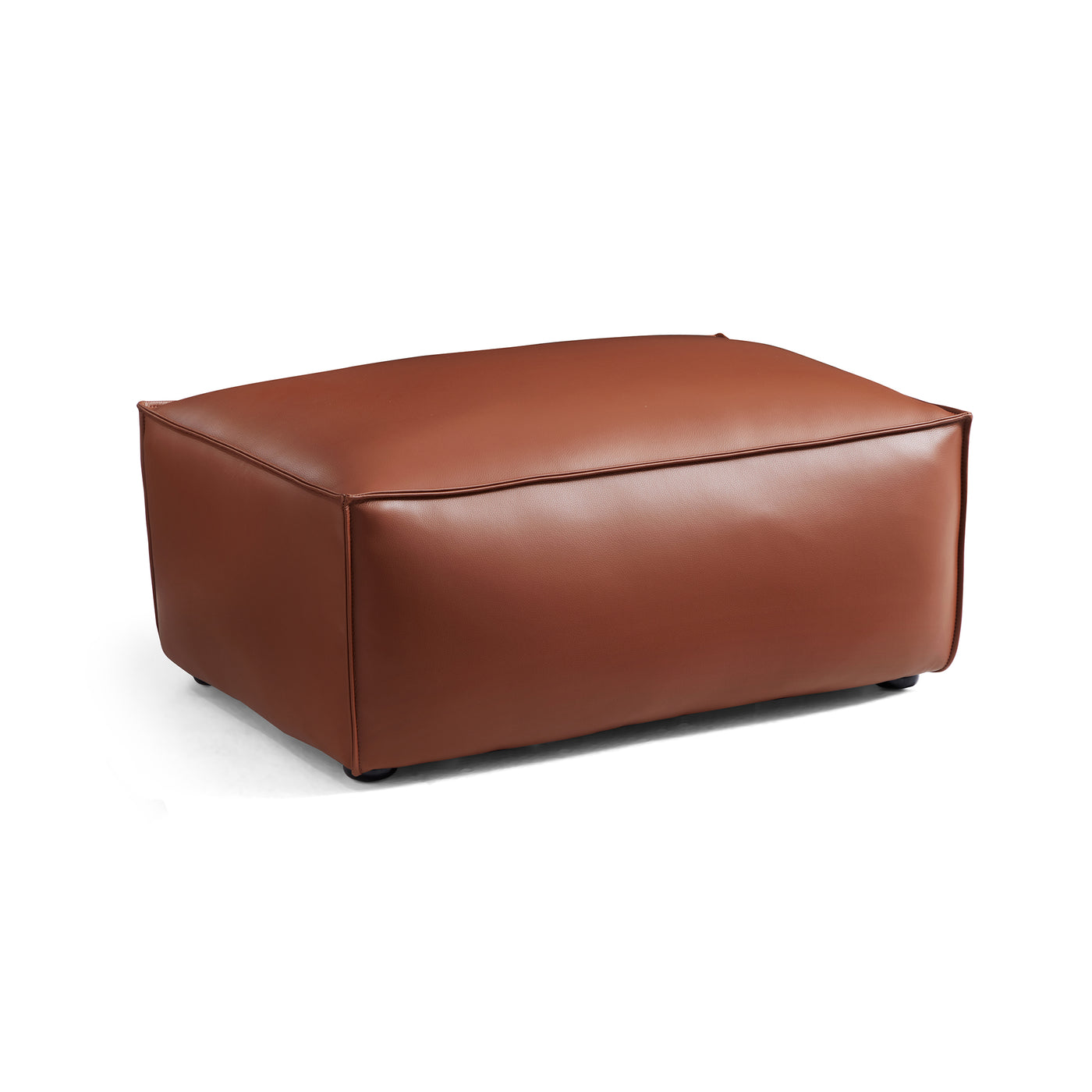 Cube Ottoman-Brown