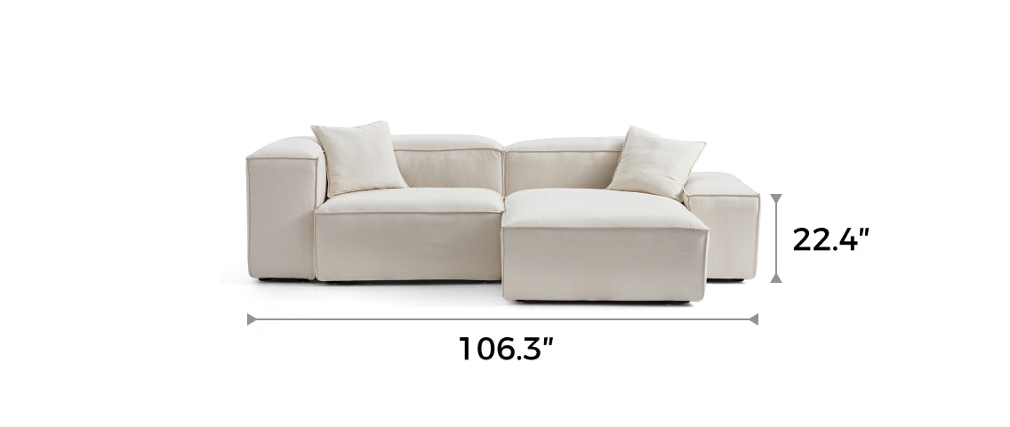 Freedom Modular New Gray Sectional Sofa