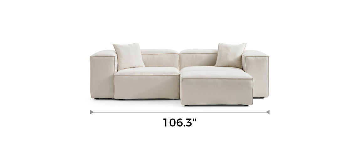 Freedom Modular Sofa with Ottoman