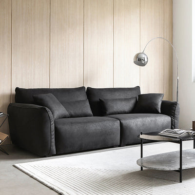 Minimalist Beige Milano Moda Sofa-Black