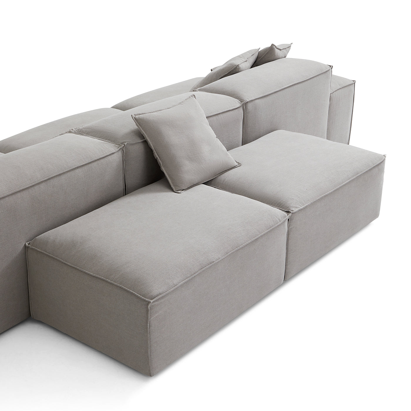 Freedom Modular Double Sided Sectional Sofa-New Gray