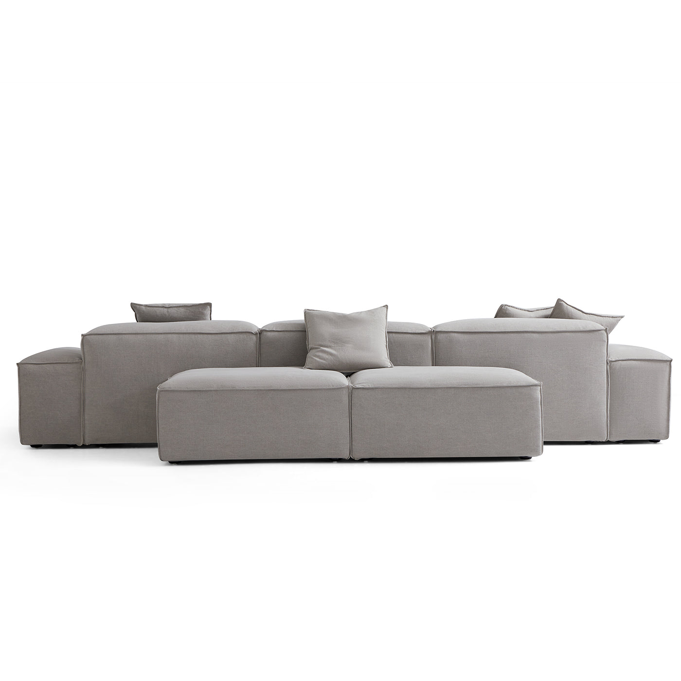 Freedom Modular Double Sided Sectional Sofa-New Gray