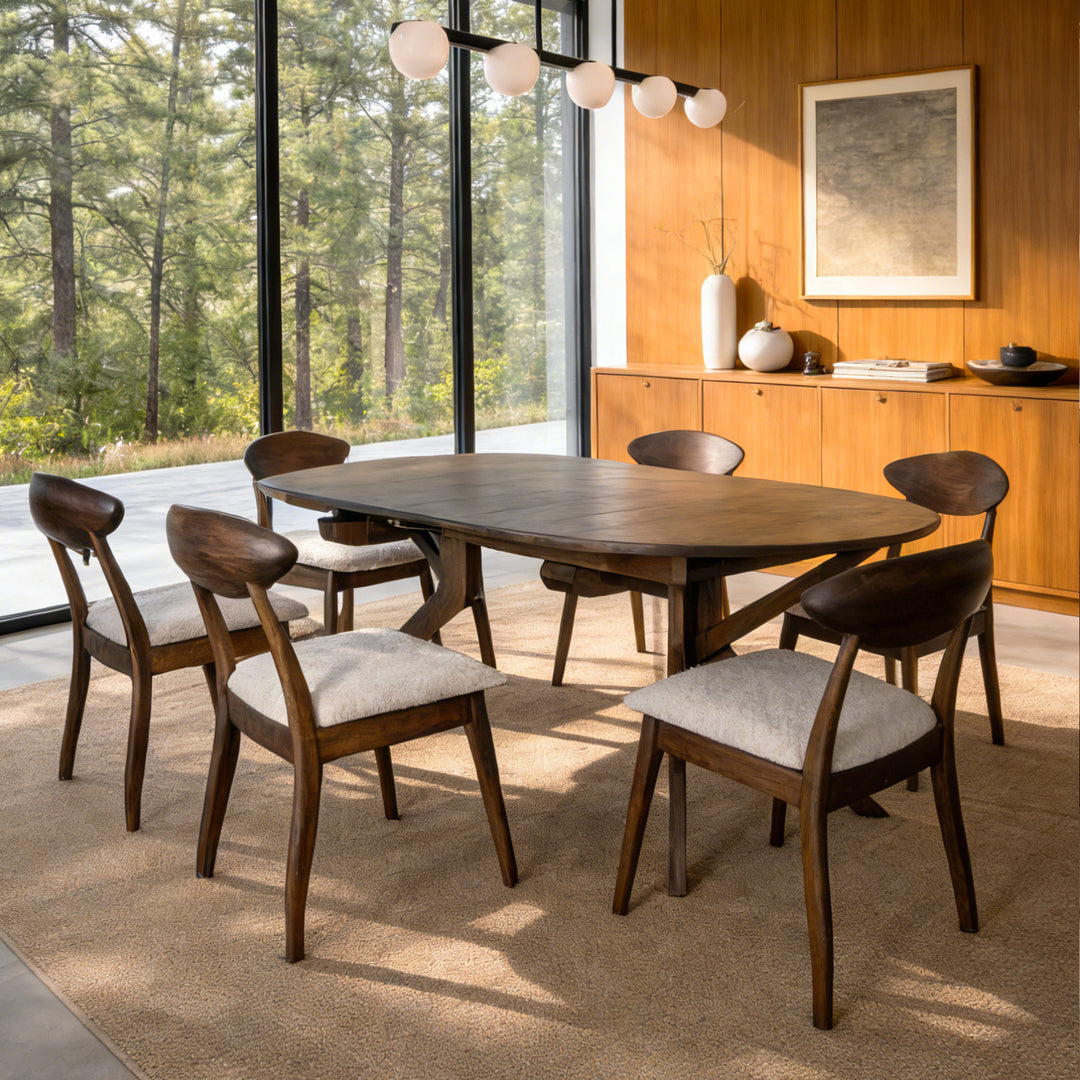 Soft Edge Extendable Dining Table