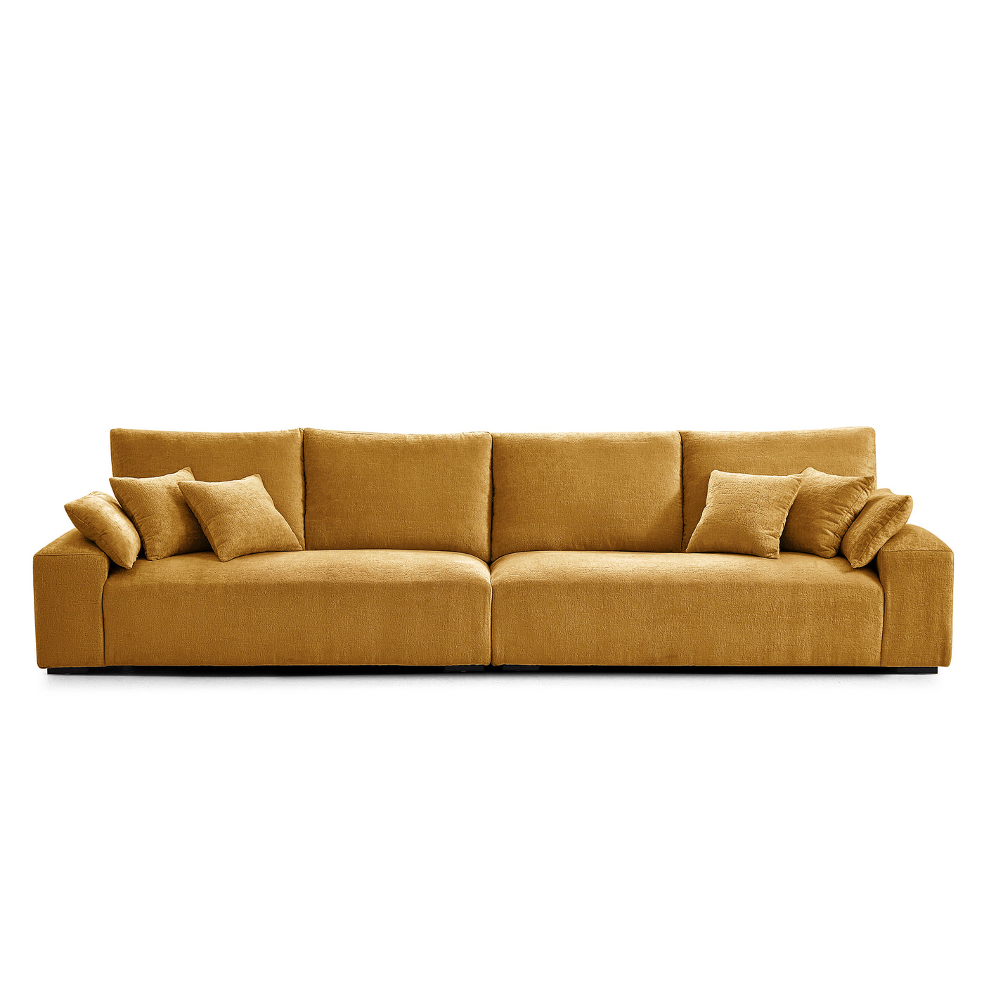 The Empress Yellow Sofa Set-Yellow-140.1"