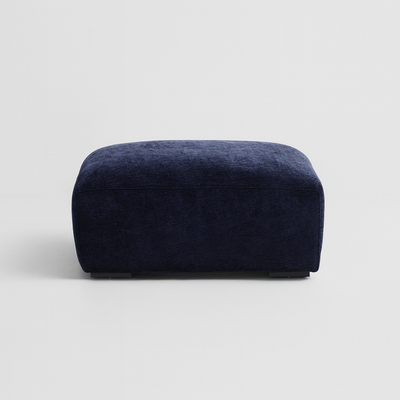 The Empress Navy Blue Ottoman