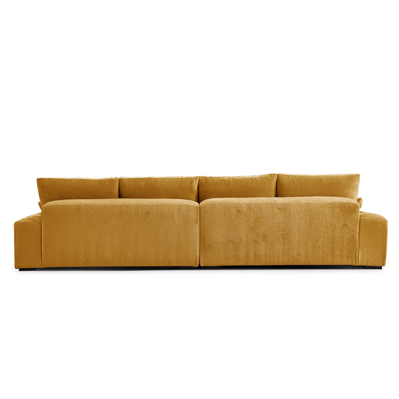 The Empress Beige Sofa Set-Yellow-140.1"