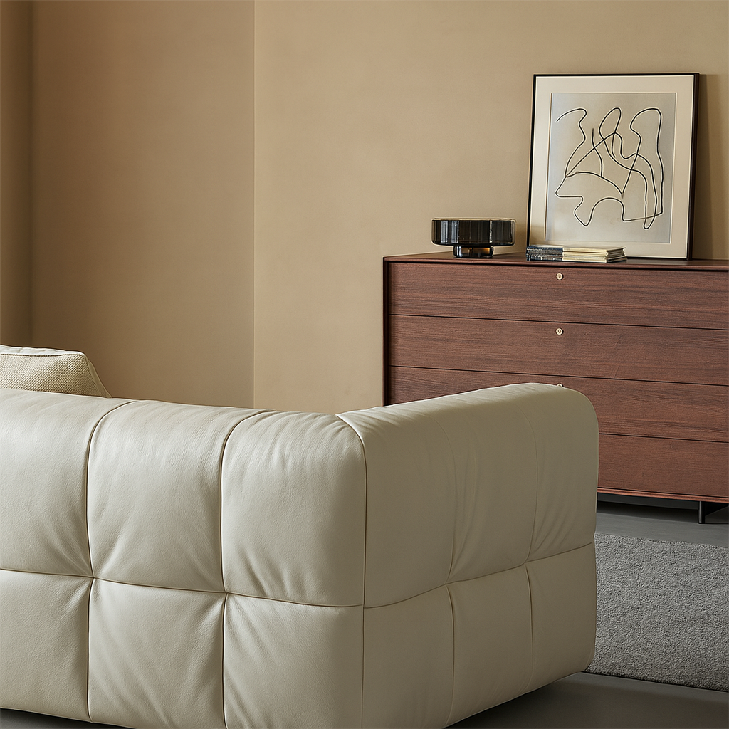 Kieayla Mino Soft Line Modular Sofa-White