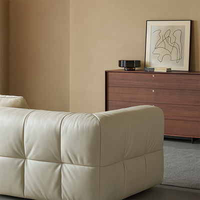 Kieayla Mino Soft Line Modular Sofa-White