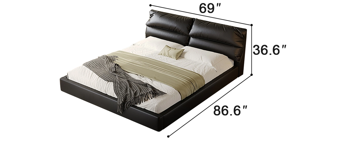 Elephant Ear Soft Leather Bed