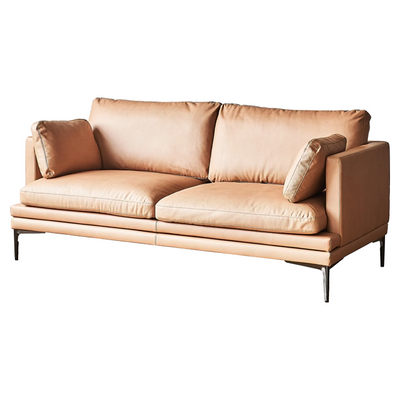 Chic Light Brown Leathaire Couch-Camel