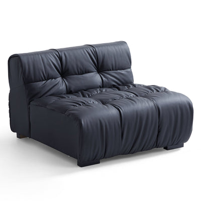 Boba Black Leathaire Sofa-Black