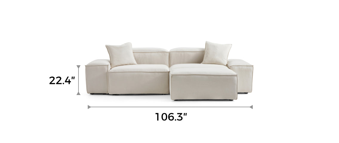 Freedom Modular Sofa with Ottoman