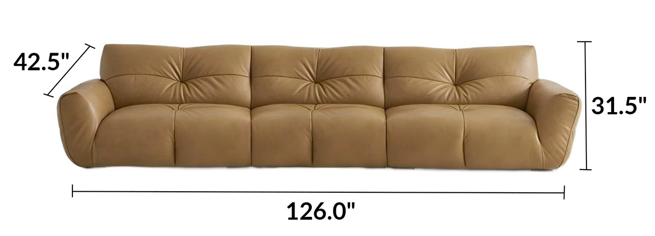 Cocoa Loaf Leather Sofa