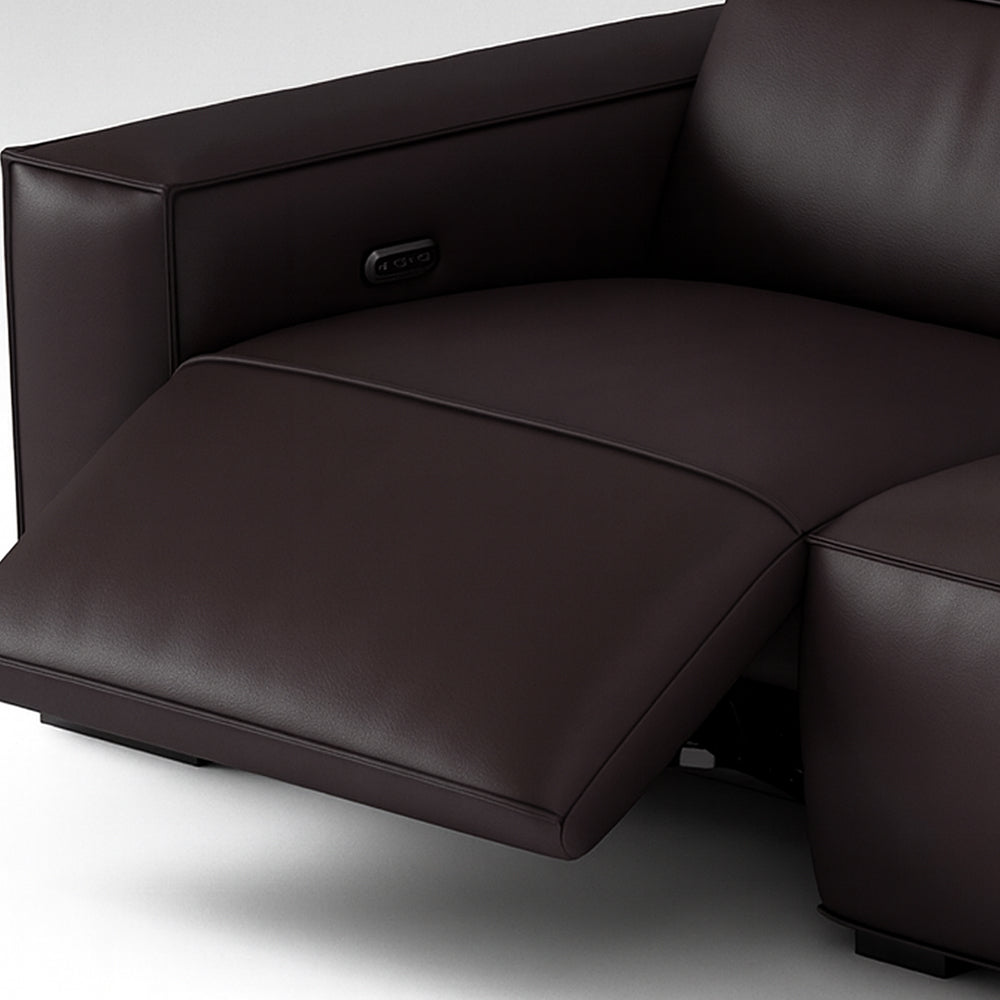 Gallant Top Grain Leather Power Recliner Sofa