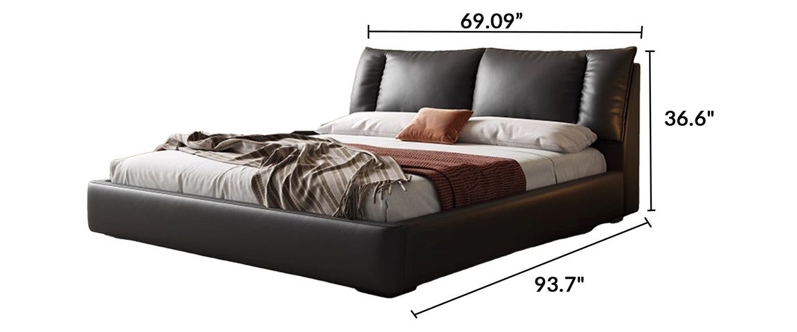 Sailboat Modern Leather Bed