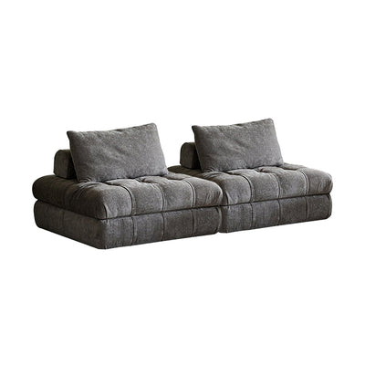 Block Modular White Sectional-Gray