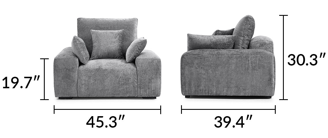 The Empress Beige Sofa Set
