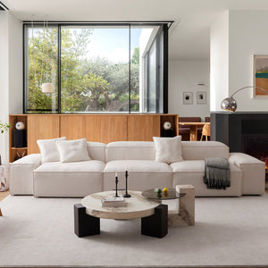 Freedom Modular New Gray Sofa-Beige