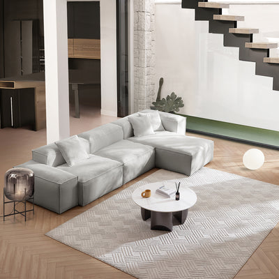 Freedom Modular Gray Sectional Sofa-Gray
