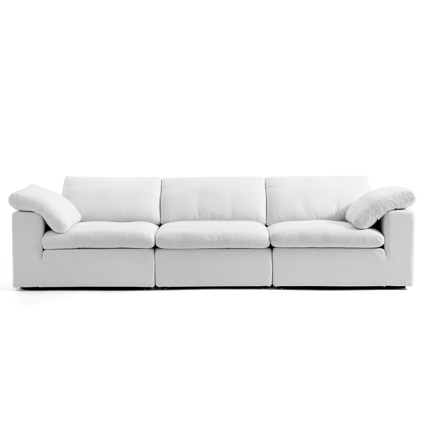 Tender Wabi Sabi Sofa-White-128.0"