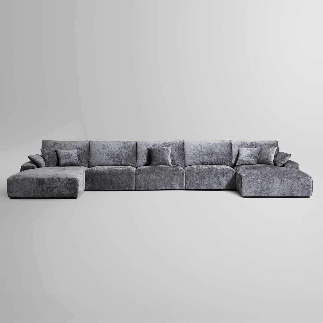 Empress Sofa | Modular Double Chaise Sofa with Expandable Seating