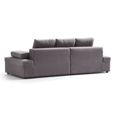Composition Wabi Sabi Gray Sofa-Gray