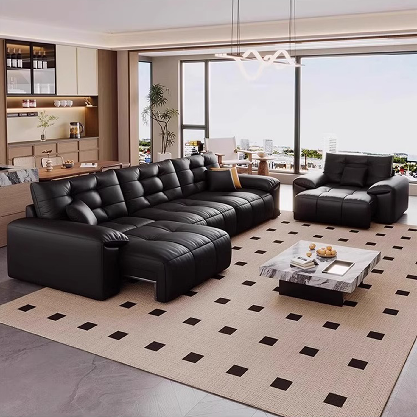 Betances Leather Power Reclining Sofa