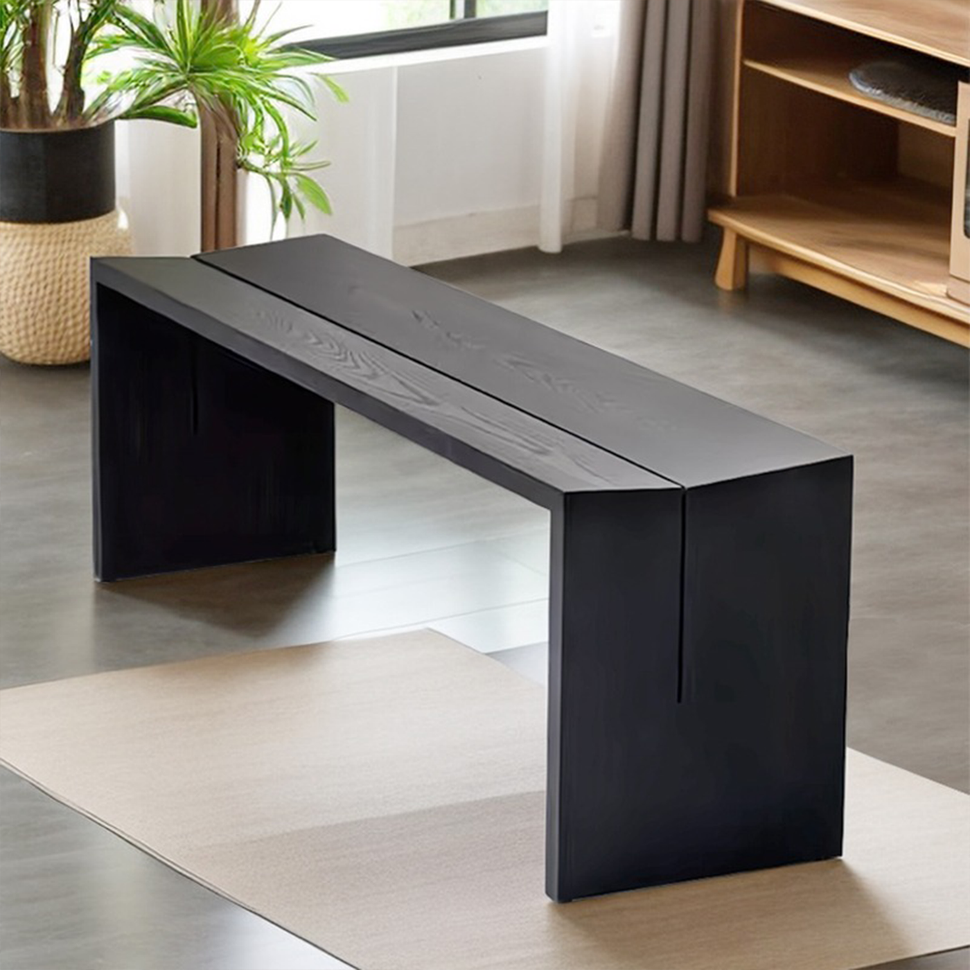 Varenna Ash Wood Bench