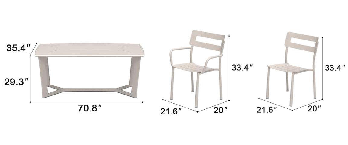 Linea Outdoor Dining Set