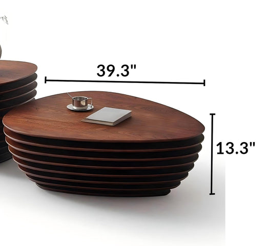 Irregular Shape Nesting Coffee Table