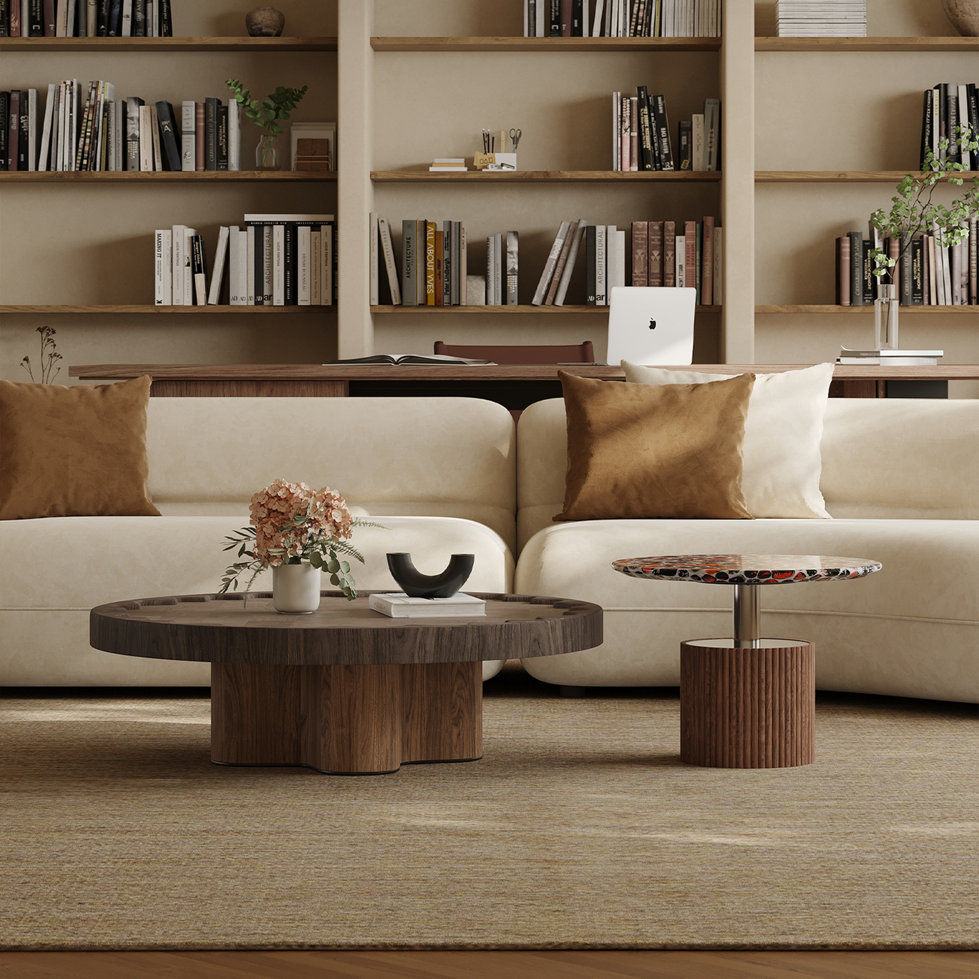 Mosaic Bloom Coffee Table Set