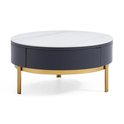 Noble Gilded Coffee Table Set-30.3″ & 25.6″