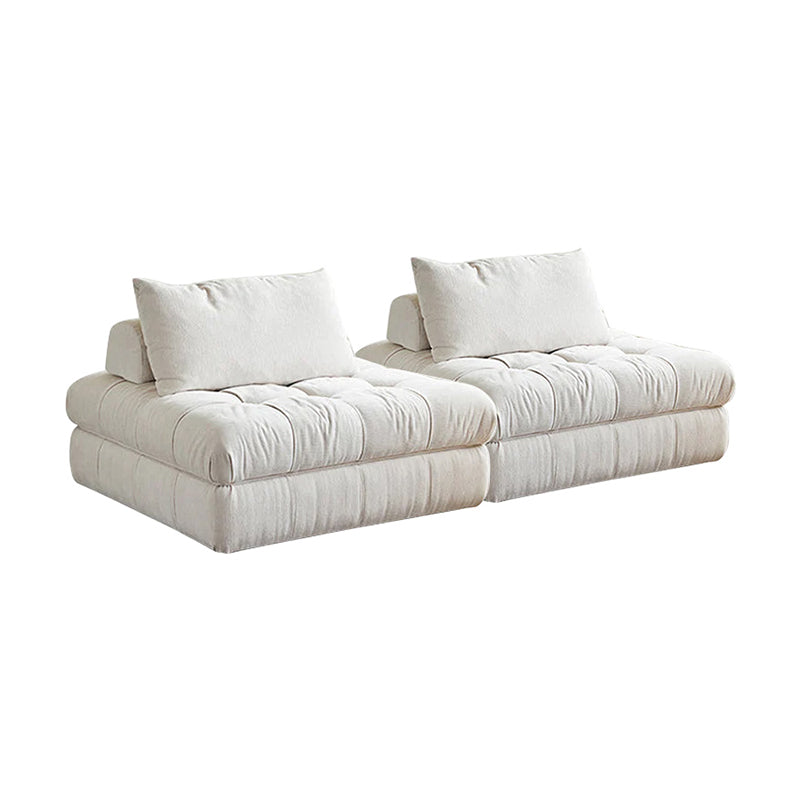 Block Modular White Sectional-White