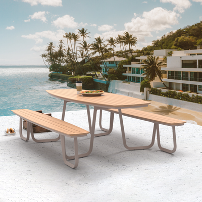 Coastal Curve Patio Dining Set