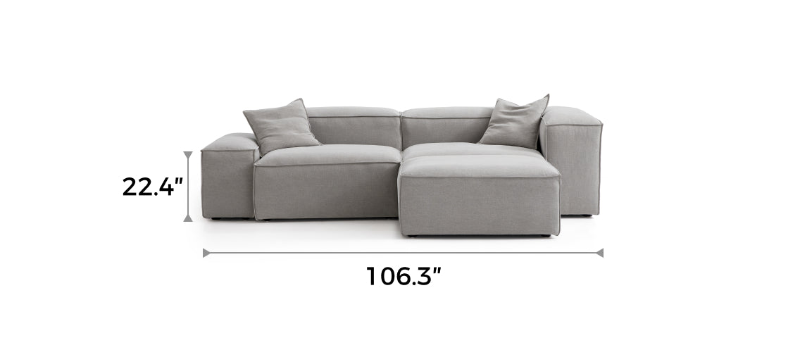 Freedom Modular Sofa with Ottoman