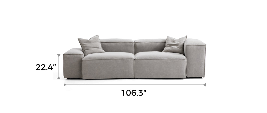 Freedom Modular New Gray Sofa